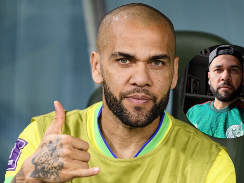 ¡Ponte la verde! Dani Alves porta jersey de la Selección Mexicana