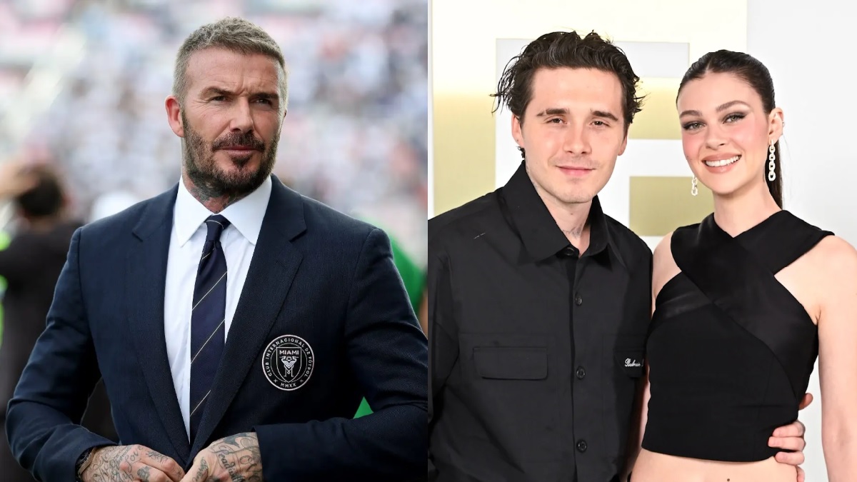 David Beckham y Brooklyn