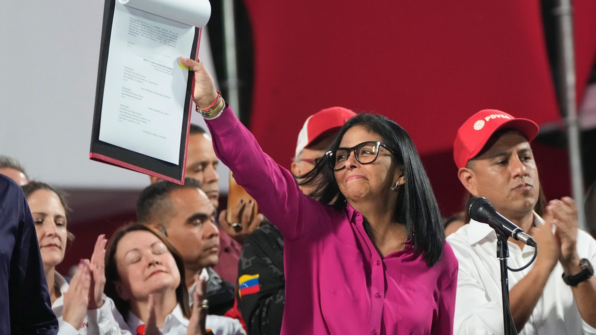 Delcy Rodriguez presidenta interina de Venezuela