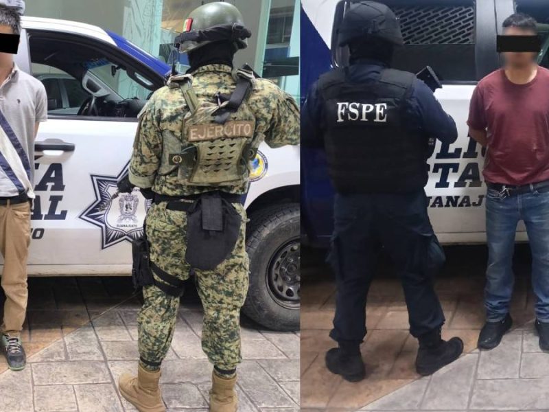 Detenidos con arsenal en Yuriria: Aseguran casa de seguridad, armas y droga
