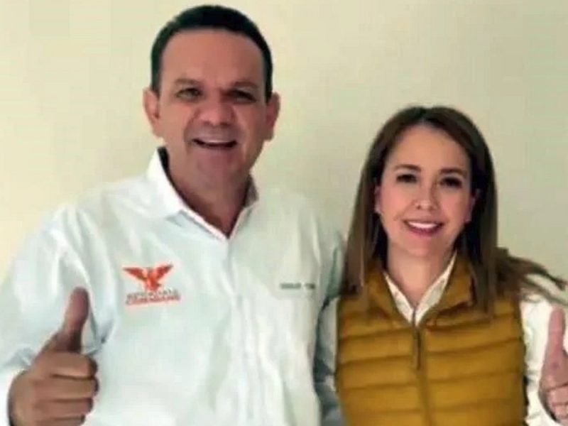 Sergio Torres y Elizabeth Montoya, diputados de MC, baleados en Sinaloa. Foto: Agencia Reforma