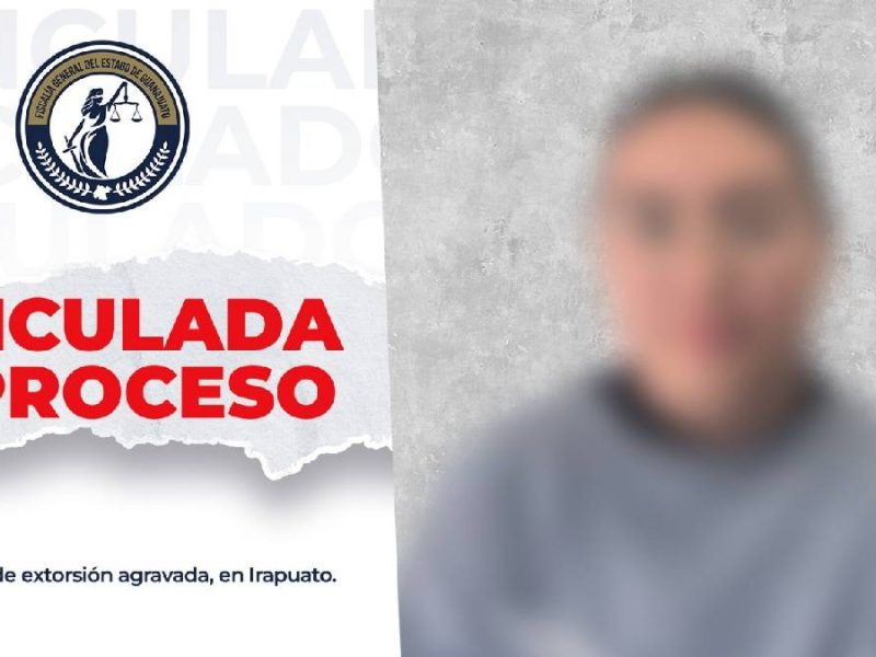 Jennifer de la Luz queda en prisión preventiva por extorsión en Irapuato