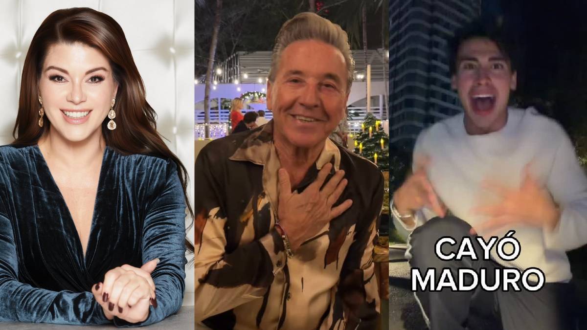 Famosos venezolanos reaccionan a la captura de Nicolás Maduro este 3 de enero