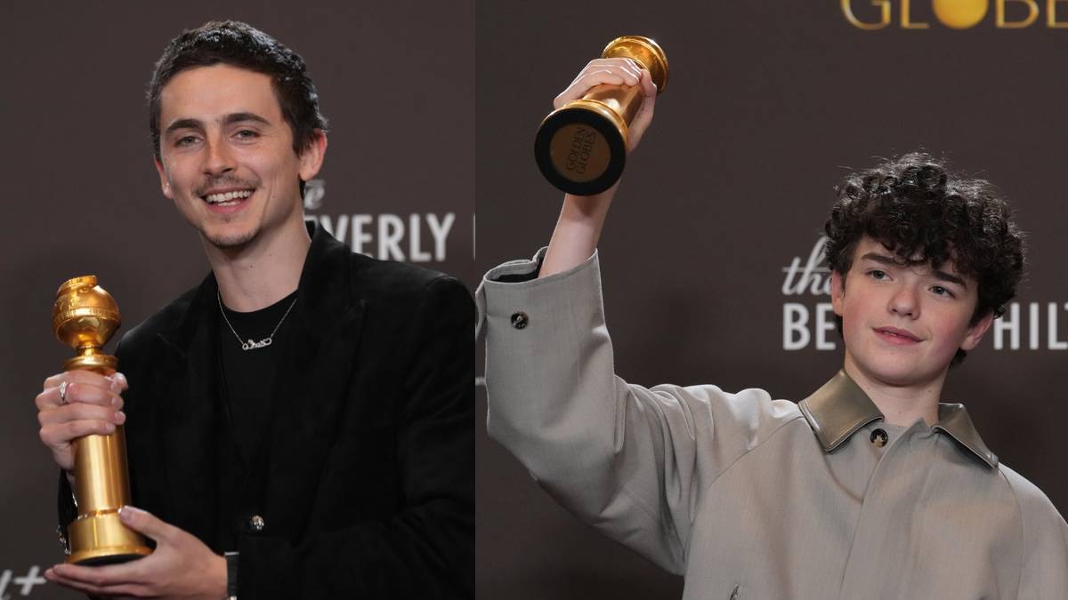 Ganadores Globos de Oro 2026 Timothée Chalamet Owen Cooper
