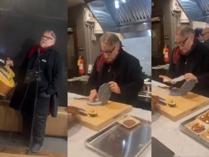 Guillermo del Toro sorprende en Festival de Cine de Sundance con taquiza y mariachi