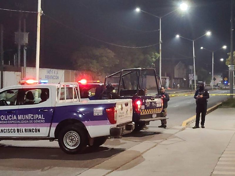 Ataque armado deja un hombre muerto en el bulevar Aquiles Serdán de San Francisco del Rincón