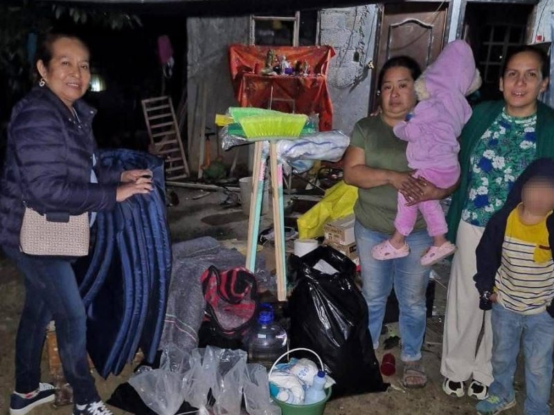 Apoyan a familia afectada por incendio en Año Nuevo