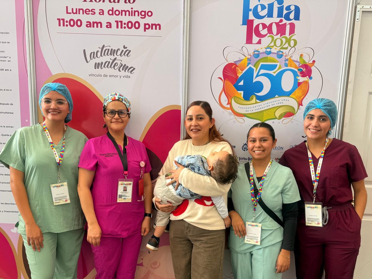 Instalan salas de lactancia materna en la Feria de León 2026