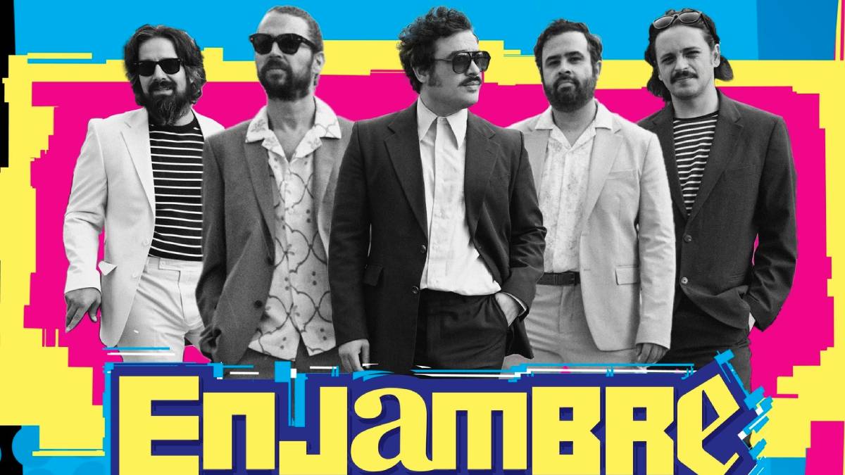 Integrantes de la banda Enjambre que se presentará gratis en la Feria de León 2026