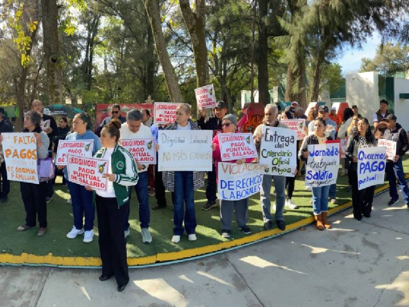 Manifestación Tecnológico de Celaya: exigen pago puntual de salarios