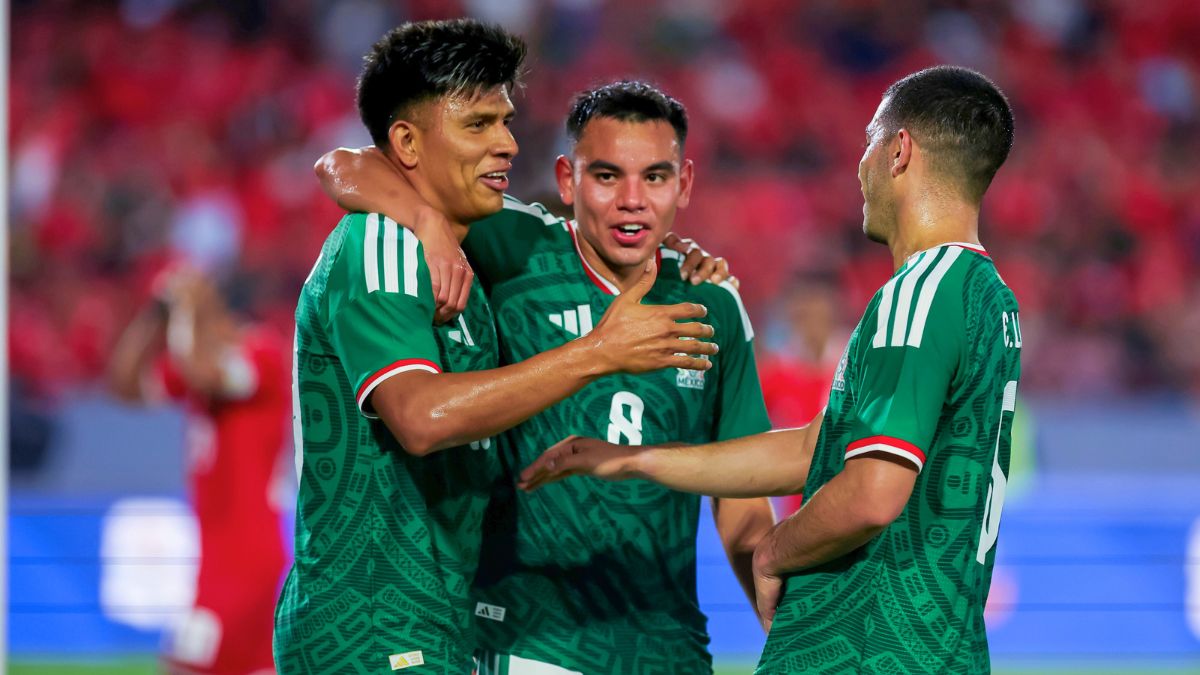 México celebra en su victoria sobre Panamá. MexSport.