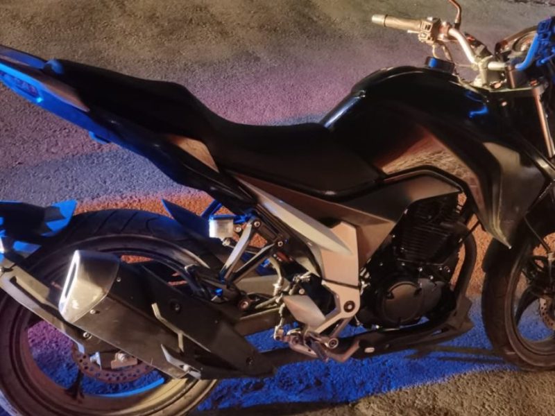 Recuperan motocicleta con reporte de robo en Pachuca