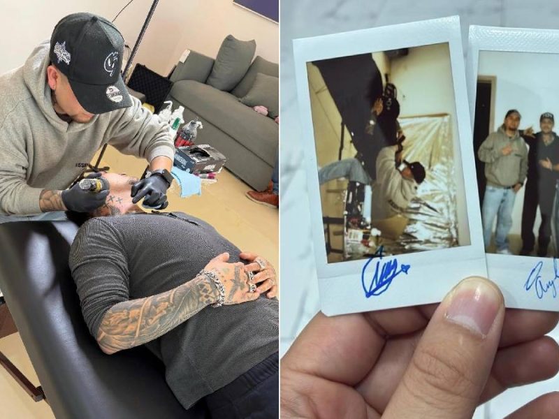 Nodal suma otro tatuaje a su cuerpo, ahora en el cuello y estaría dedicado a Ángela Aguilar