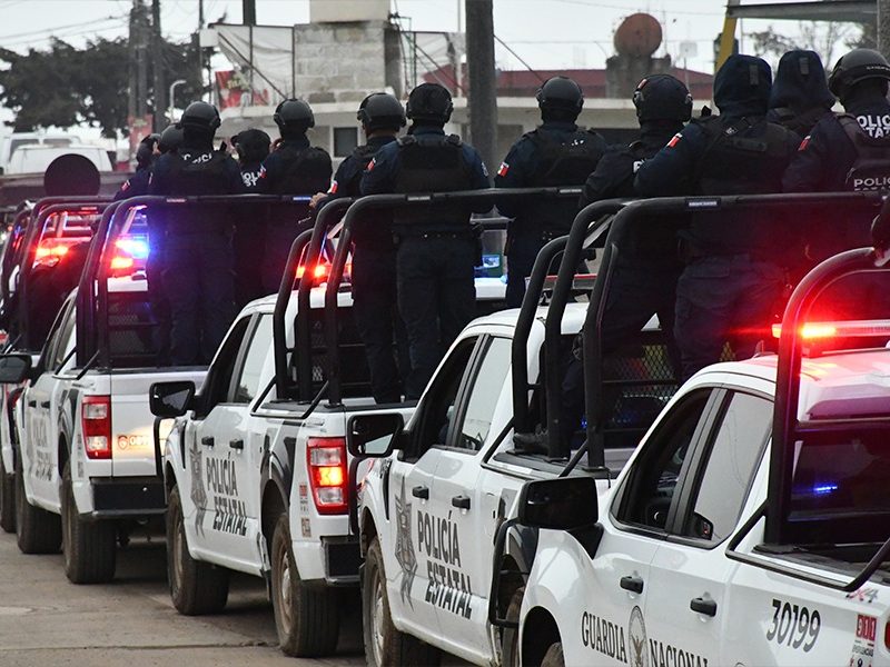 Refuerzan seguridad en Tula con más de 600 elementos federales y estatales