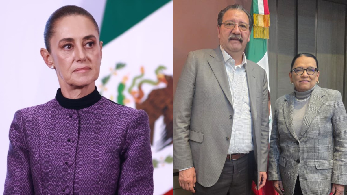 Claudia Sheinbaum y Reginaldo Sandoval, Rosa Icela Rodríguez