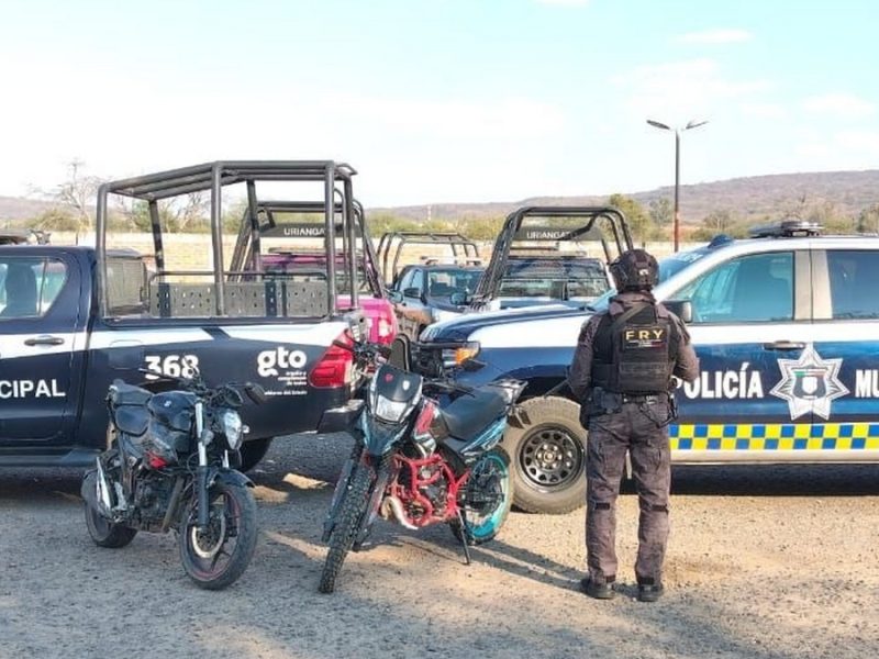 Ataque a balazos contra dos personas en Uriangato provoca persecución entre delincuentes y policías