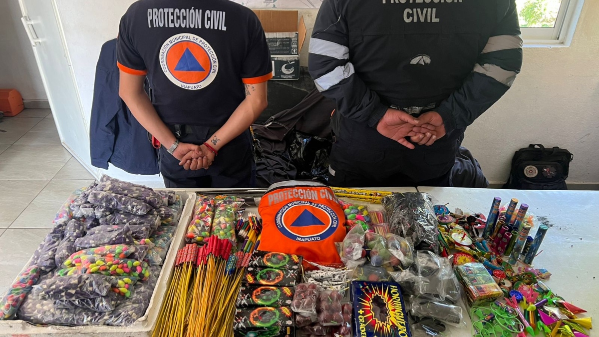 Pirotecnia en Irapuato