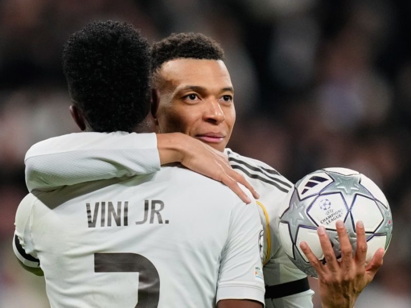 Real Madrid golea al Mónaco con grandes actuaciones de Kylian Mbappé y Vinicius