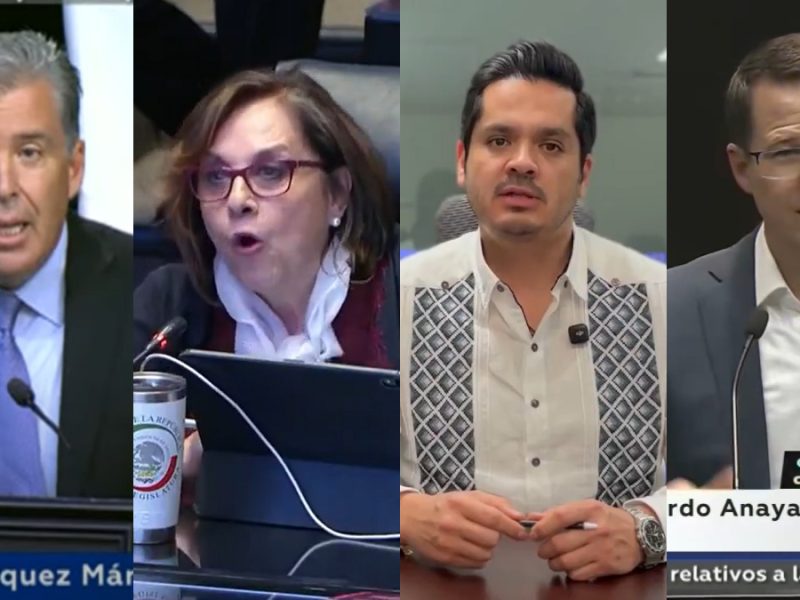 Miguel Márquez, Malú Mícher, César Prieto y Ricardo Anaya