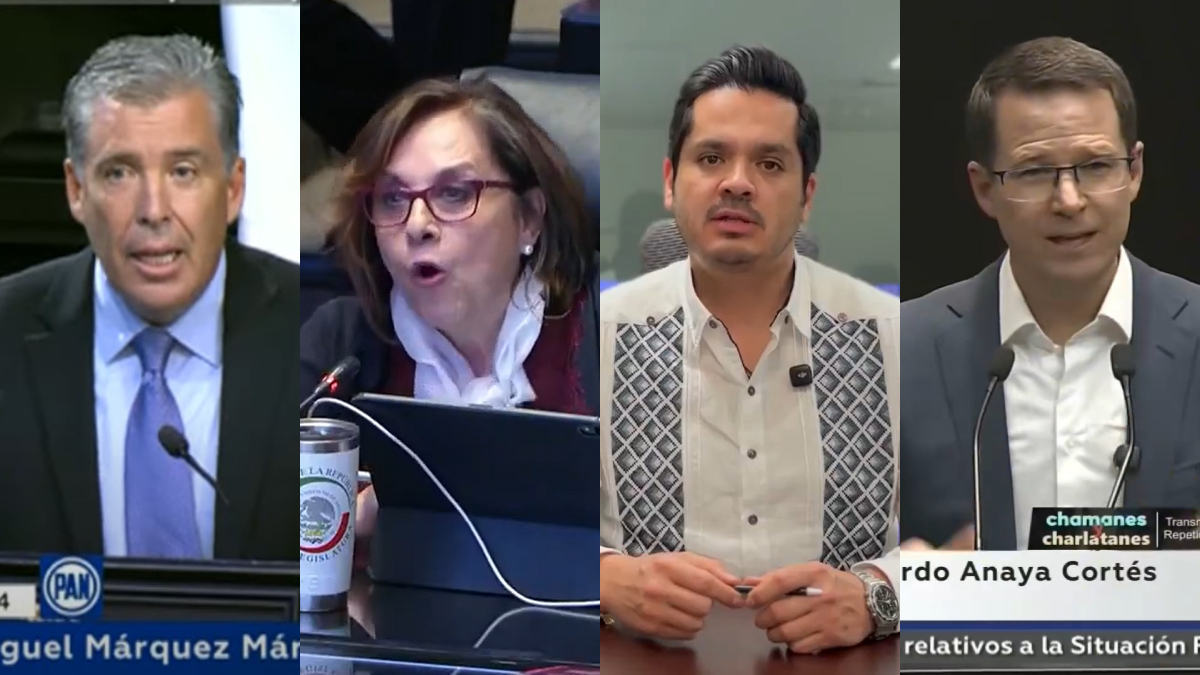 Miguel Márquez, Malú Mícher, César Prieto y Ricardo Anaya