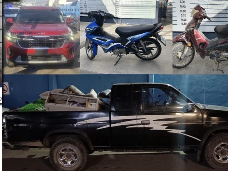 Cuatro detenidos, dos camionetas y dos motos recuperadas tras operativos de fin de año en Irapuato
