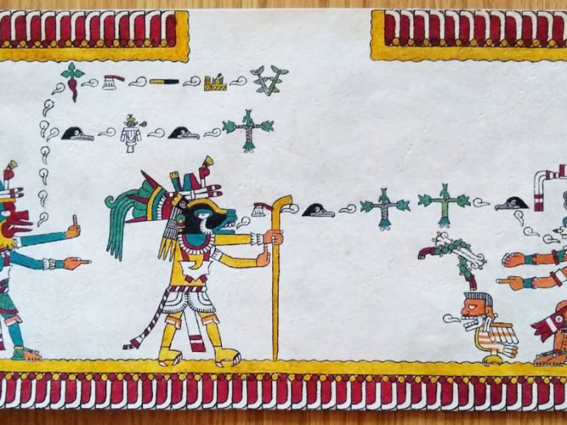 “Tlamachtilli Tlacuilo”: El leonés que revive la escritura sagrada de los códices