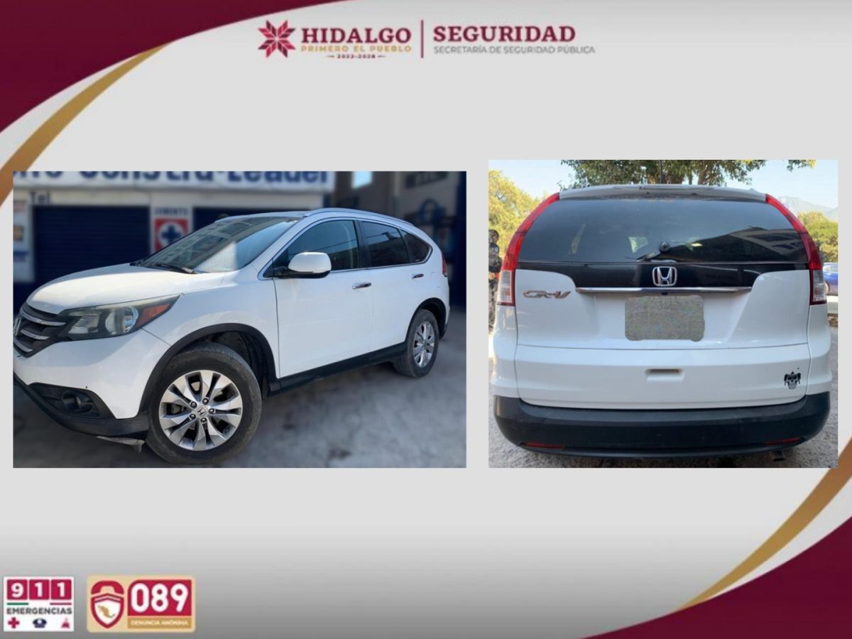 Localizan camioneta robada en operativo preventivo