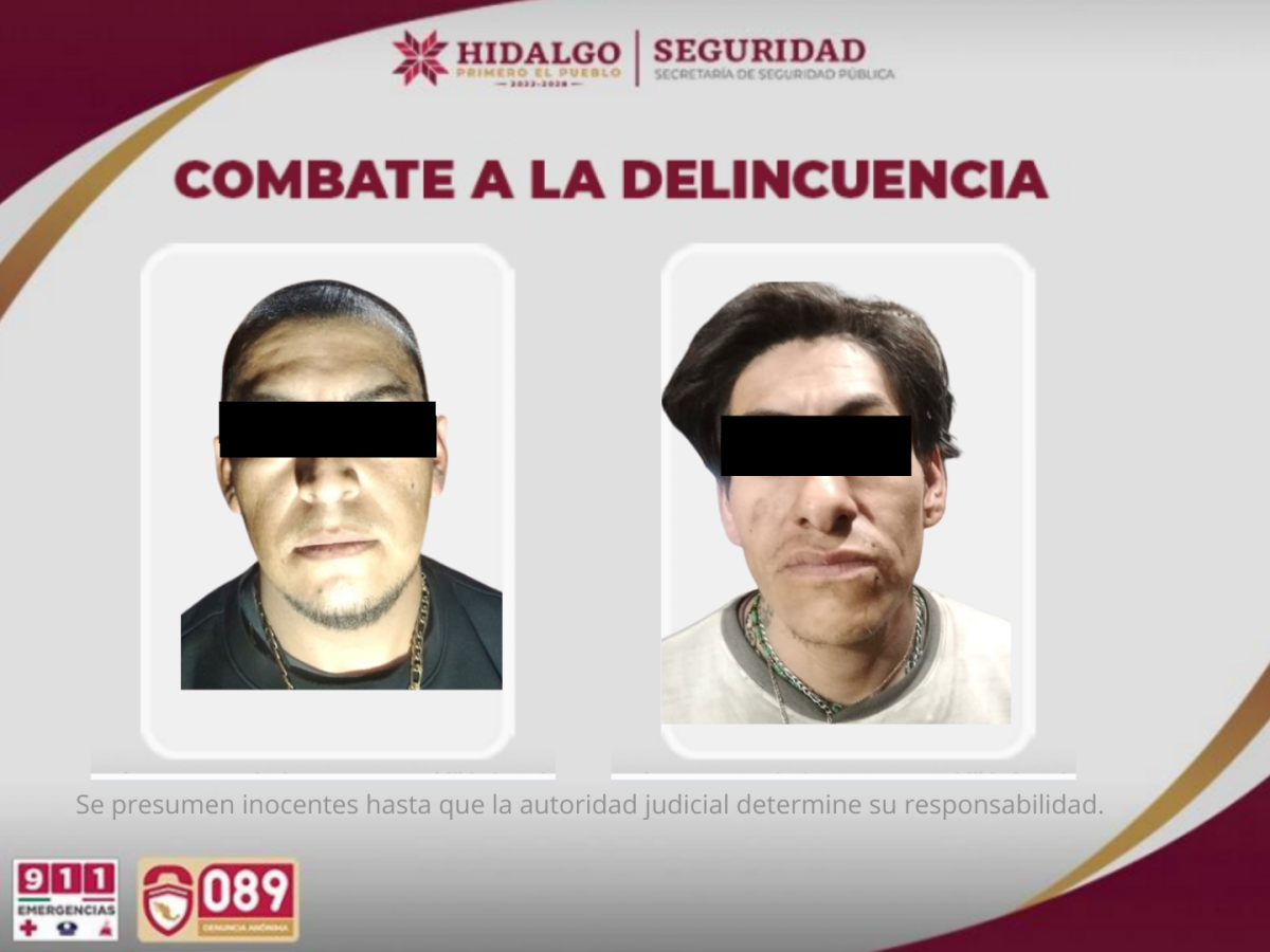 Aseguran dos hombres y droga en operativos contra robo en Tianguistengo