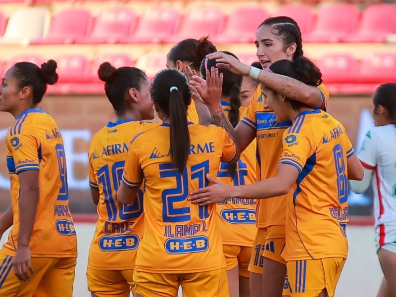 Tigres Femenil golea a Necaxa Femenil con póker de Diana Ordoñez