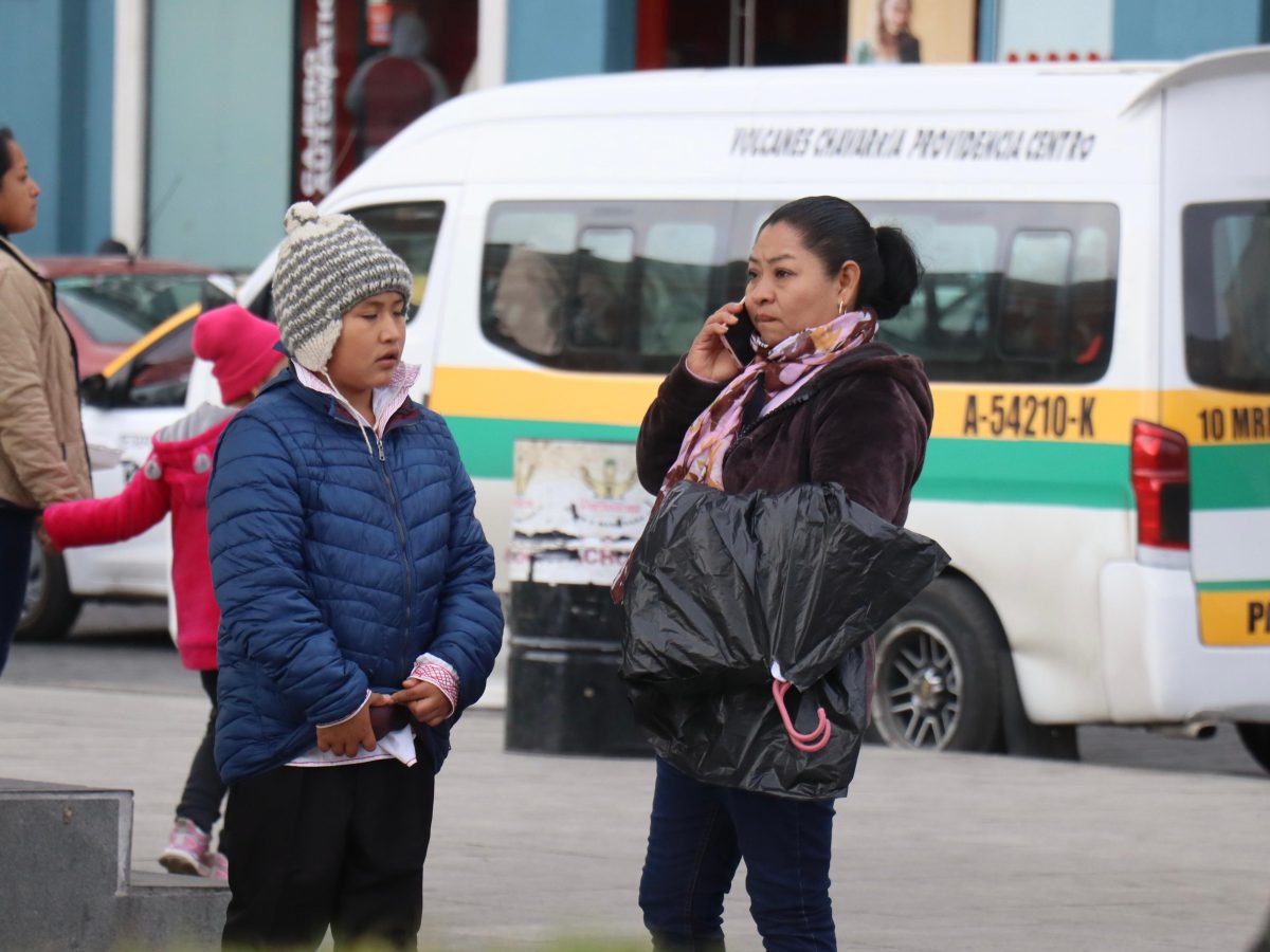Se siente el invierno en Pachuca y llega nuevo frente frío