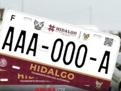 En Hidalgo sustituyen 7 mil placas de circulación defectuosas