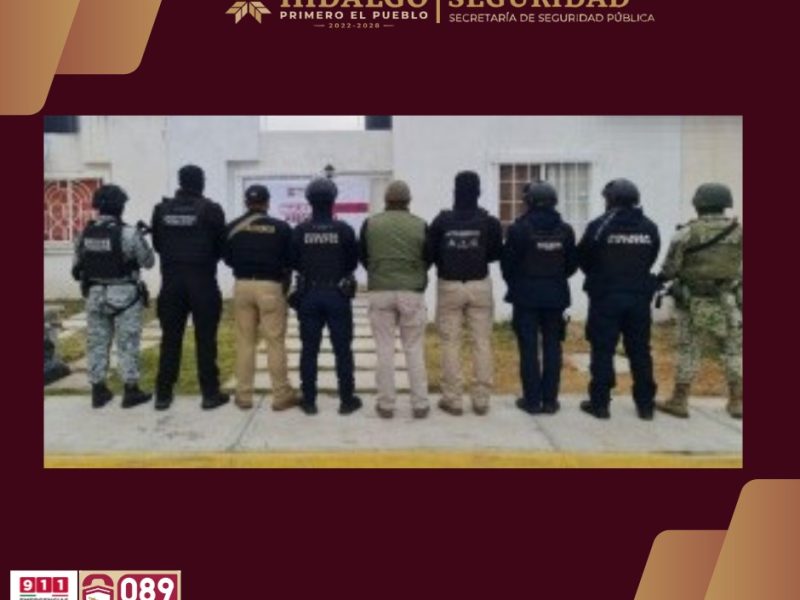 Aseguran droga, vehículos robados y detienen a cuatro personas en Tula y Zempoala