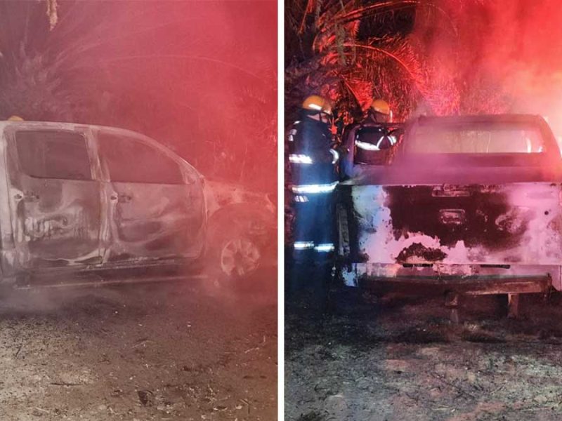 Se calcina camioneta en Celaya: Pirotecnia habría provocado incendio de auto