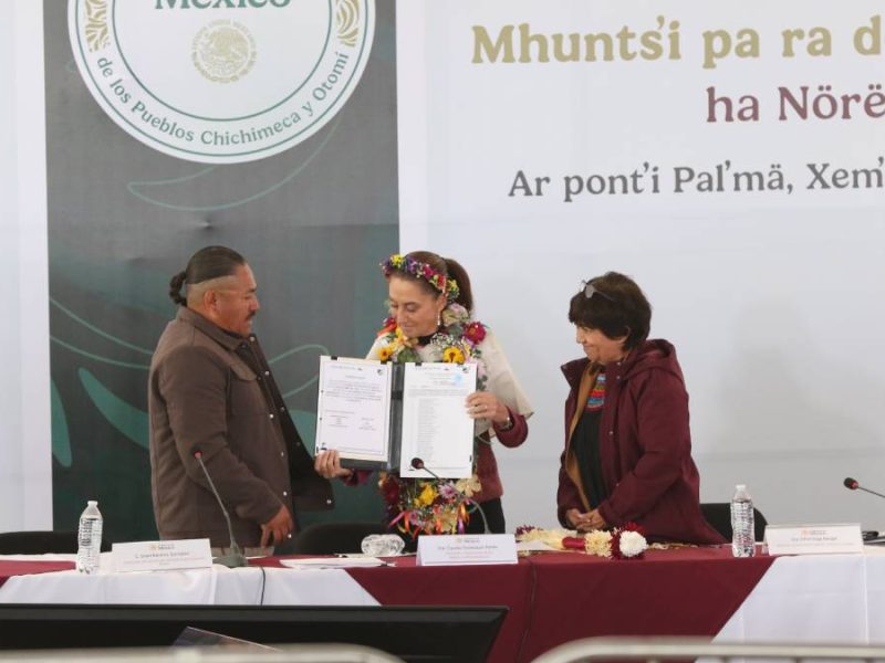 Sheinbaum pone fin a conflicto agrario de más de 80 años en gira por San Miguel de Allende