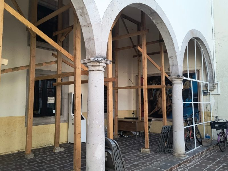 Riesgo de colapso: Urgen reparar daños en Presidencia de Uriangato por sismo y deterioro