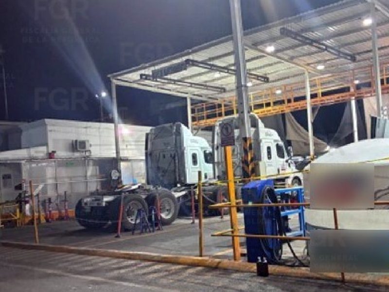 Huachicol: Asegura FGR hidrocarburo, vehículos y bomba despachadora en Ciudad Industrial