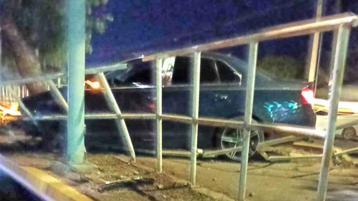 accidente en bulevar Paseo Solidaridad