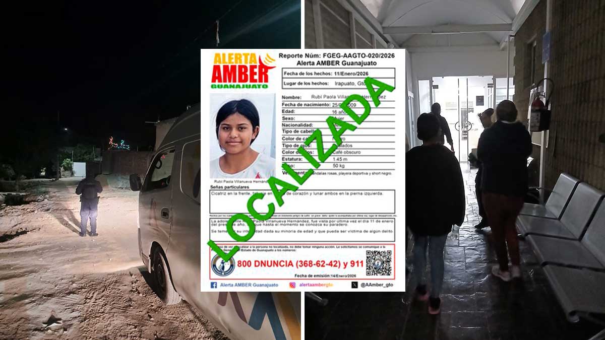 localizan a Rubí Paola Villanueva Hernández