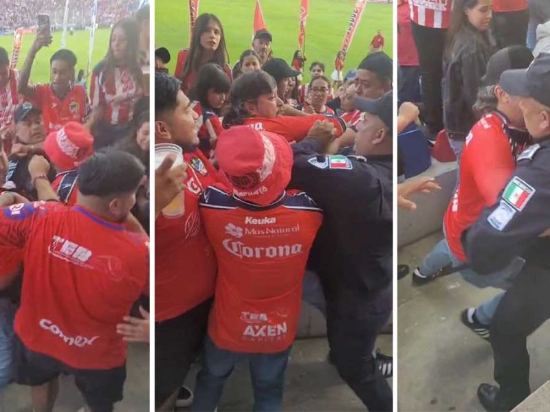 Captan al Director de Aseo de Irapuato en riña con policía municipal en estadio León Chávez