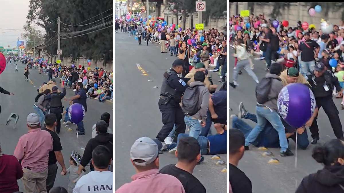 riñas en cabalgata de Irapuato