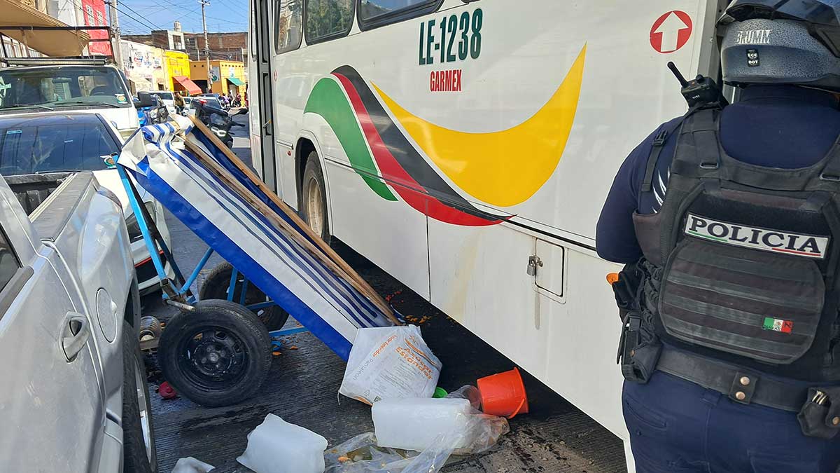 accidente en el Barrio del Coecillo
