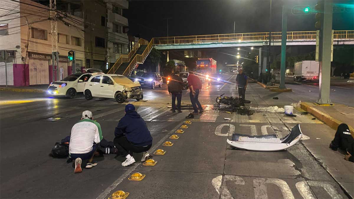 accidente en López Mateos