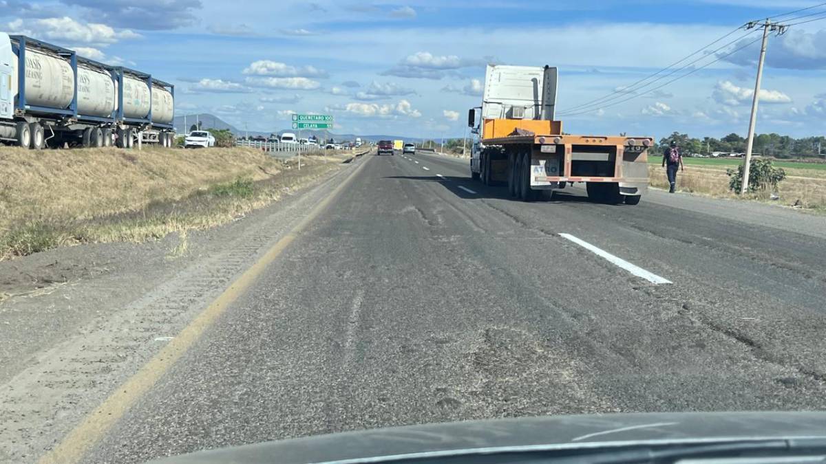 mal estado carreteras Guanajuato