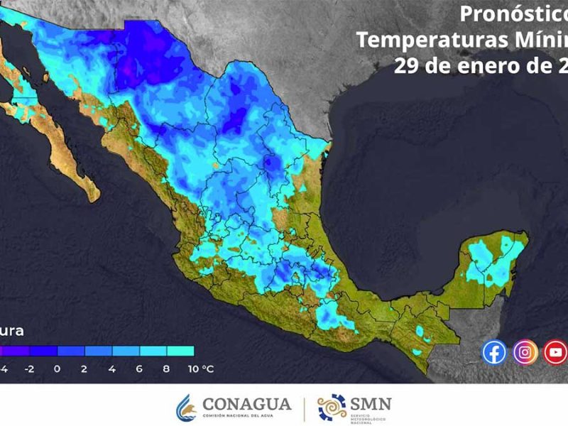 Masa polar al acecho: Frente Frío 32 congelará el centro y norte de México
