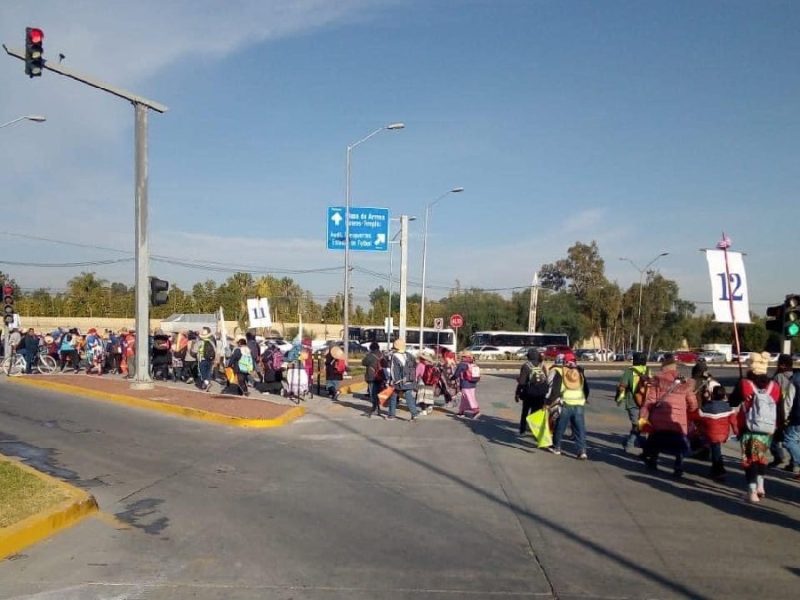 Advierten paso de 13 mil peregrinos en Celaya hacia San Juan de los Lagos; piden precaución
