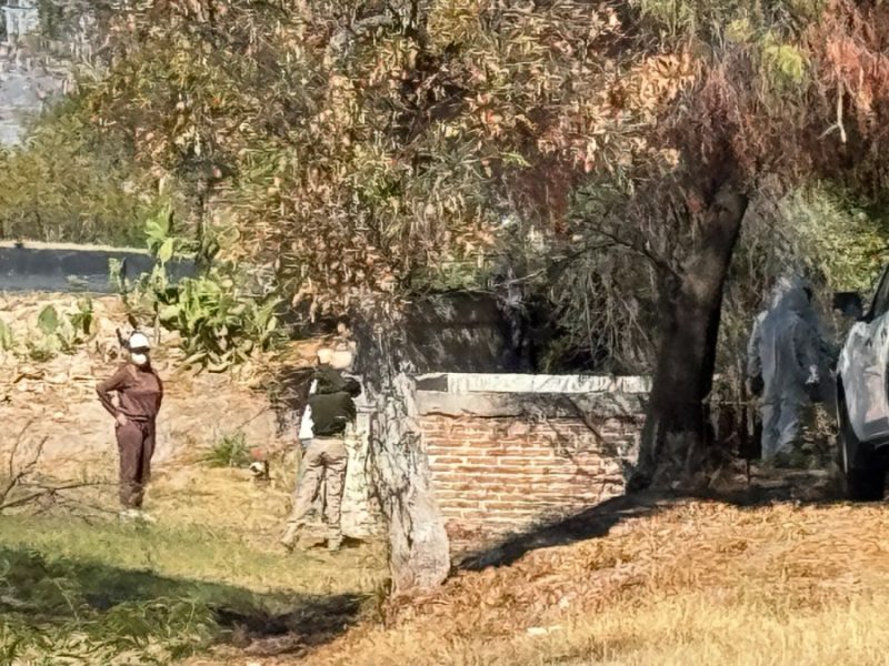 Realizan cuarta intervención en fosa de Juventino Rosas; habrían hallado más restos