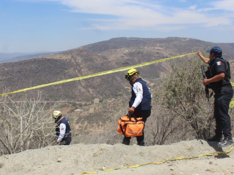 Localizan restos óseos en barranco camino a Nuevo Valle de Moreno