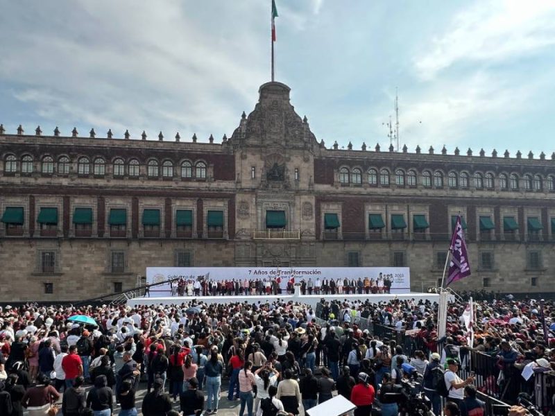 Segob pagó más de $18 millones por mitin de Claudia Sheinbaum en el Zócalo