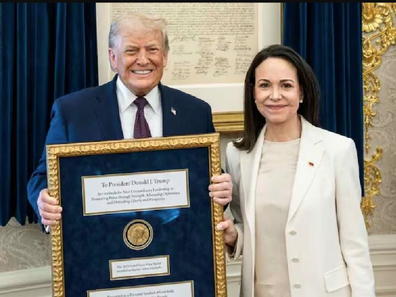 Contempla Donald Trump “involucrar” a María Corina Machado en el futuro de Venezuela