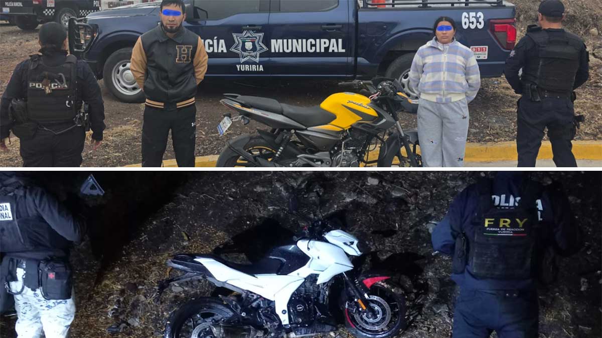 motocicleta con reporte de robo